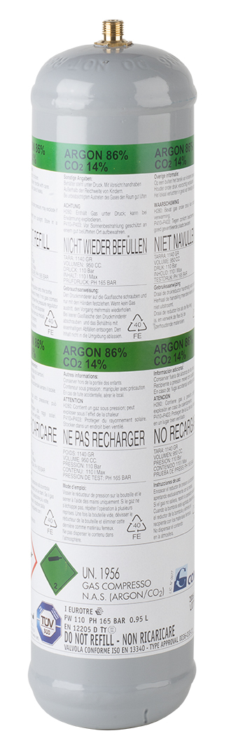 DISPOSABLE CYLINDERS